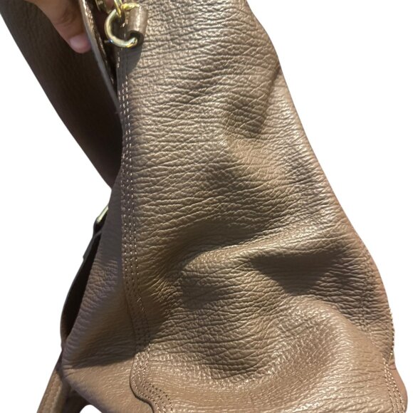 Authentic 3.1 PHILLIP LIM Textured Calfskin Medium Pashli Satchel in Taupe. - Picture 8 of 13